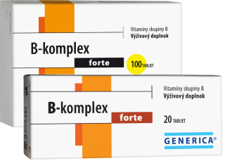 GENERICA B-komplex forte tbl 1x100 ks