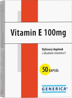 GENERICA Vitamin E 100 mg 50 tobolek