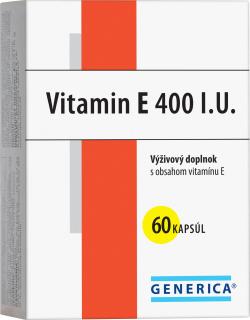 GENERICA Vitamin E 400 mg 60 kapslí