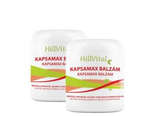 HillVital Kapsamax balzám dvojbalení 2x250 ml na ztuhlé svaly a klouby 250 ml