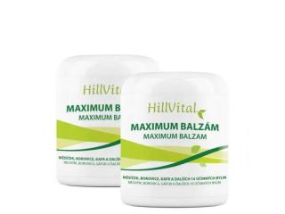 Hillvital Maximum balzám dvojbalení 2x250 ml na revma a artrózu