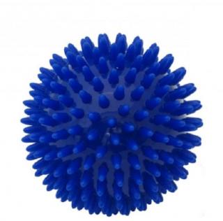 Masážní míček ježek průměr 10 cm modrý