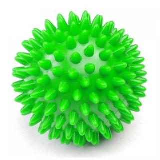 Masážní míček ježek průměr 7 cm zelený