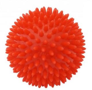 Masážní míček ježek průměr 9 cm červený