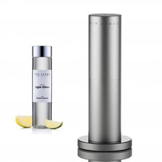 New Aroma difuzér Tower silver 100 m2 + 200 ml olej Light Citrus - dezinfekční aroma olej