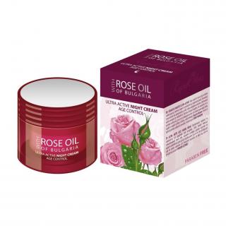 Noční pleťový krém s růžovým olejem 50 ml Biofresh
