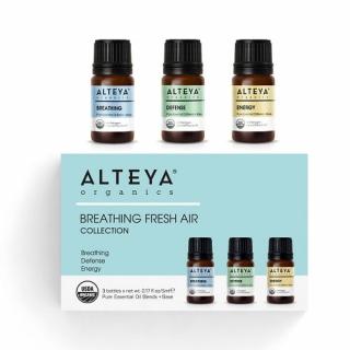 Set esenciálních olejů  čerstvý vzduch  Alteya Organics (3 x 5 ml)