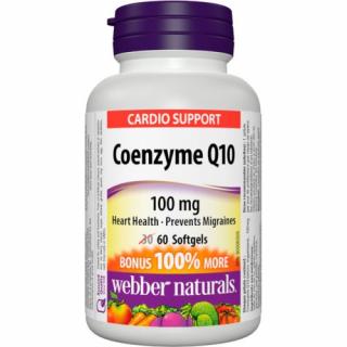 Webber Naturals Koenzym Q10 100 mg 30 + 30 cps