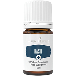 Young Living Basil+ (Bazalka) jedlý esenciální olej 5ml