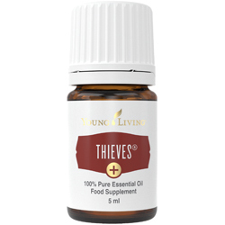 Young Living Thieves+ (Zloději, ochranná směs) jedlý esenciální olej 5ml