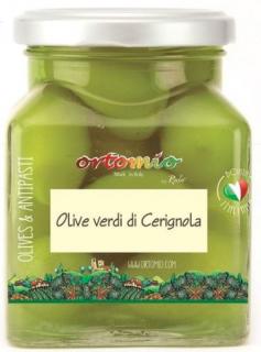 Cerignolské zelené olivy 280 g