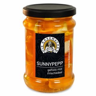 Sunnypepp - Žluté papričky plněné čerstvým sýrem 250 g