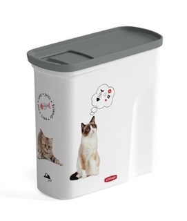 CURVER kontejner na krmivo 1,5 kg/2L - potisk kočka