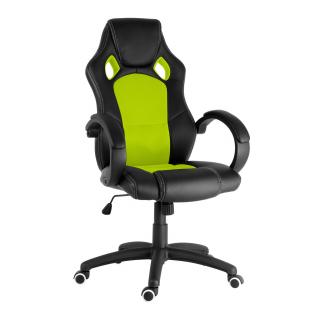 Herní židle NEOSEAT NS-010 černo-reflexní zelená