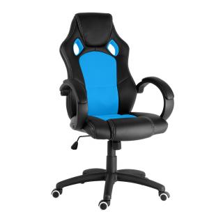 Herní židle NEOSEAT NS-010 černo-světle modrá