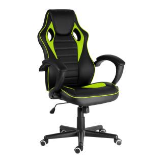 Herní židle NEOSEAT NS-015 černo-reflexní zelená