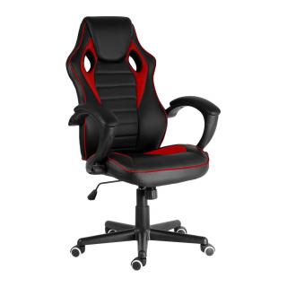 Herní židle NEOSEAT NS-015 TEX černo-červená