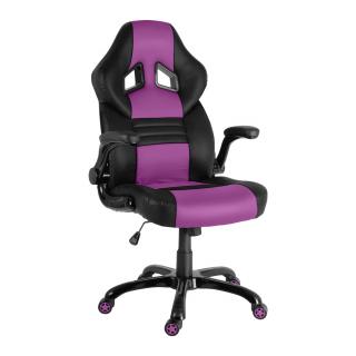 Herní židle NEOSEAT NS-016 černo-fialová