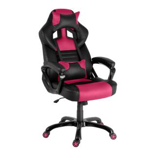 Herní židle NEOSEAT NS-017 černo-růžová