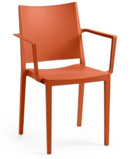 Křeslo MOSK ARMCHAIR - cihlová