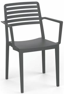 Křeslo ROW ARMCHAIR - černá