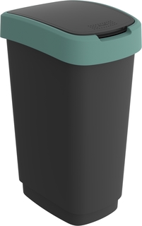 odpadkový koš TWIST 50L - krémově zelená