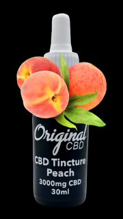 Konopná Tinktura Peach 10% CBD 30ml