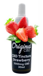Konopná Tinktura Strawberry 10% CBD 30ml