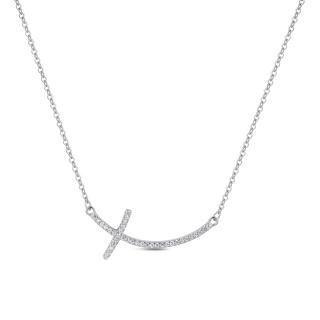 Atraktivní náhrdelník podélný křížek - Stříbro 925/1000  + Doprava zdarma + Dárkové balení zdarma