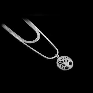 Dámský dvojitý náhrdelník s přívěskem - Chirurgická ocel  + Doprava zdarma + Dárkové balení zdarma