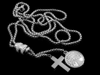 Dámský náhrdelník s křížkem a stromem života - Chirurgická ocel  + Doprava zdarma + Dárkové balení zdarma
