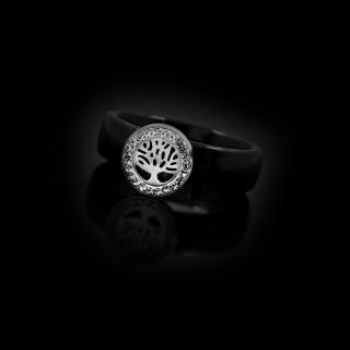 Dámský prsten se stromem života - Chirurgická ocel se šperkařskou keramikou a zirkony  + Doprava zdarma + Dárkové balení zdarma Velikost prstenu: 18…