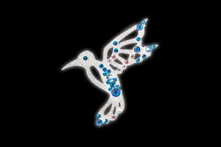 Dream šperk na tělo Swarovski® Crystals Silver Blue  + Doprava zdarma