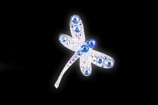 Harmony šperk na tělo Swarovski® Crystals Silver Blue  + Doprava zdarma