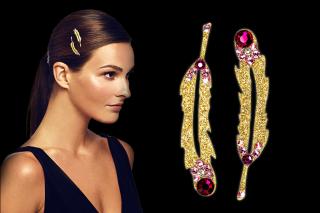 Hope šperk na tělo Swarovski® Crystals Gold Pink  + Doprava zdarma