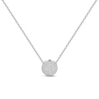 Stříbrný náhrdelník s kruhovou ozdobou - Stříbro 925/1000  + Doprava zdarma + Dárkové balení zdarma