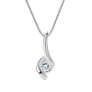 Stříbrný náhrdelník s přívěskem - Stříbro 925/1000  + Doprava zdarma + Dárkové balení zdarma