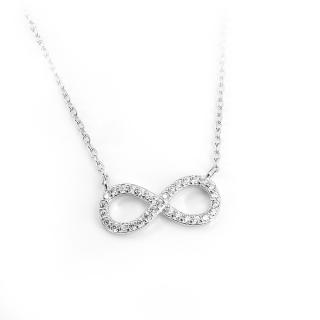 Stříbrný náhrdelník se symbolem nekonečna - Stříbro 925/1000  + Doprava zdarma + Dárkové balení zdarma