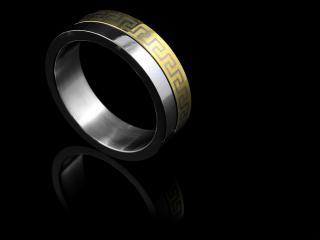Unisex prsten chirurgická ocel  + Doprava zdarma + Dárkové balení zdarma Velikost prstenu: 19 (9)