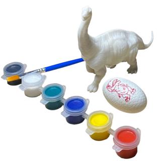 Dinosaurus na vymalování s barvami Brontosaurus