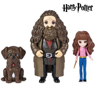 Harry Potter figurky 3 ks Hagrid, Hermiona a Tesák