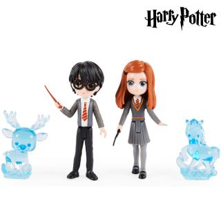 Harry Potter figurky 4 ks Harry a Ginny s patrony