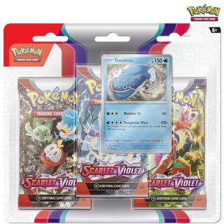 Karetní hra Pokémon TCG: Scarlet & Violet - 3 Blister Booster Dondozo