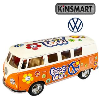 Kinsmart 1962 VW Classical Bus 1:32 oranžový
