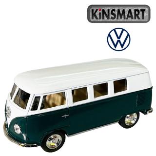 Kinsmart 1962 VW Classical Bus 1:32 tmavě zelený