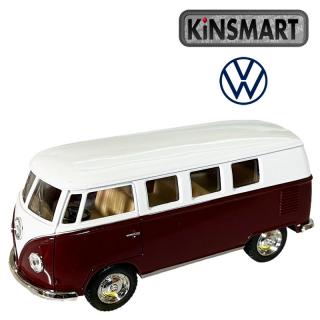 Kinsmart 1962 VW Classical Bus 1:32 vínový