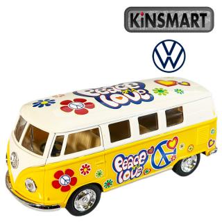 Kinsmart 1962 VW Classical Bus 1:32 žlutý