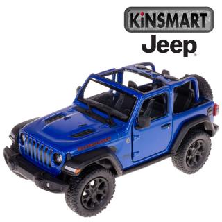 Kinsmart Jeep Wrangler 1:34 modrý