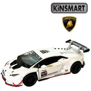 Kinsmart Lamborghini Huracán LP620-2 bílé