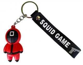 Klíčenka Squid Game (čtverec 2) Barva klíčenky: Černá